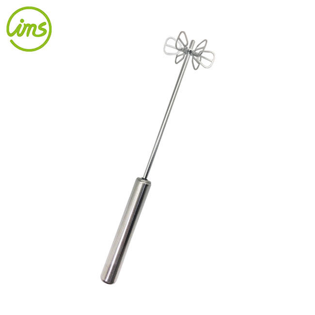 Semi - Automatic Hand Push Rotary Egg Whisk Blender
